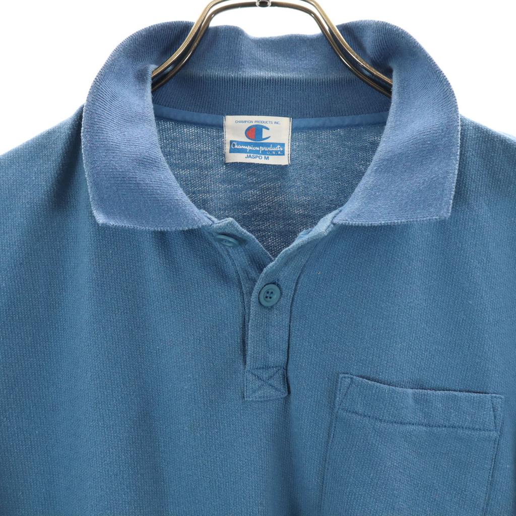 Prodotti Champion Anni '90 Vecchio Polo a maniche corte M Blu da Uomo Usato