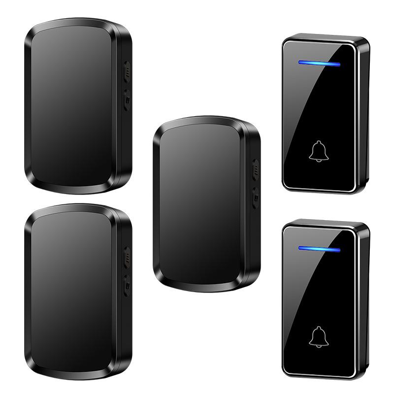 Wireless Self-Powered Digital Doorbell with Call Button (No Batteries Required)