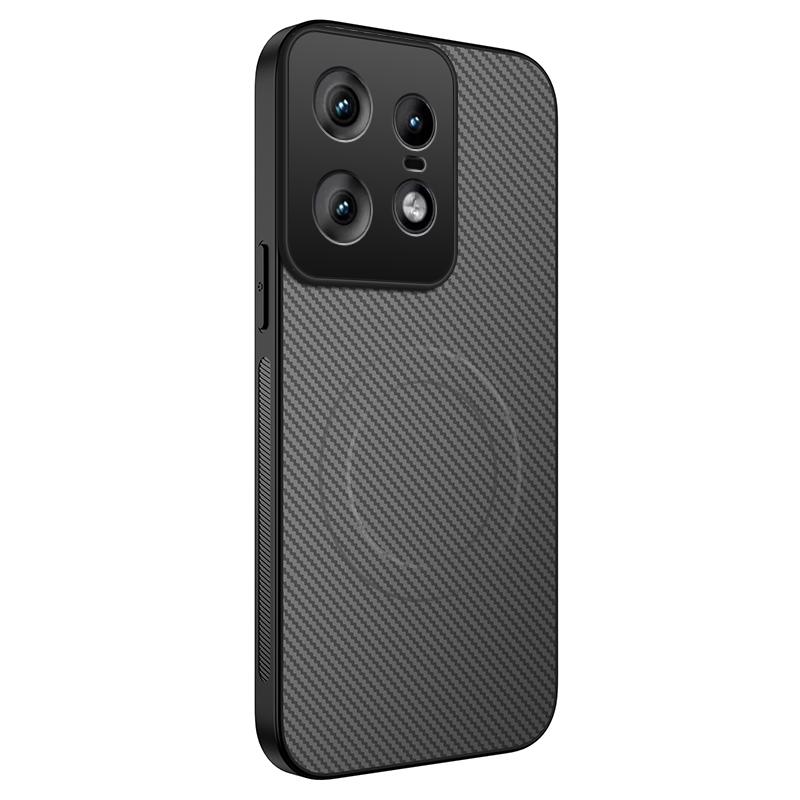 For Motorola Moto Edge 50 Pro For Magsafe Magnetic Case For Moto Edge 50 Pro Wireless Charging Carbon Fibre Shockproof Cover