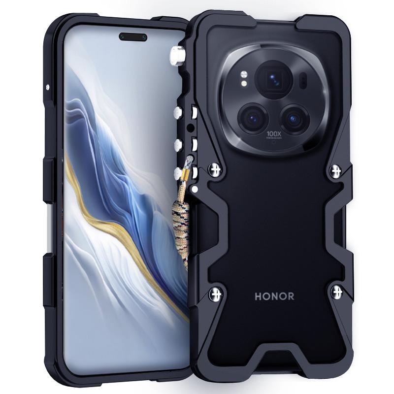 For Honor Magic6 Pro 5G Mechanical Arm Aluminium Alloy Case Bump Proof Phone Cover