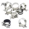 Rust-proof Hose Clamp Stainless Steel Clamp, Adjustable Heavy Duty Clip, Leakproof Metal for Automotive, Plumbing, Garden Connection Self Adjusting