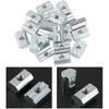 20pcs Standard Slide Nut for Aluminum Profile Accessories(T Nut Typ 40 M6)