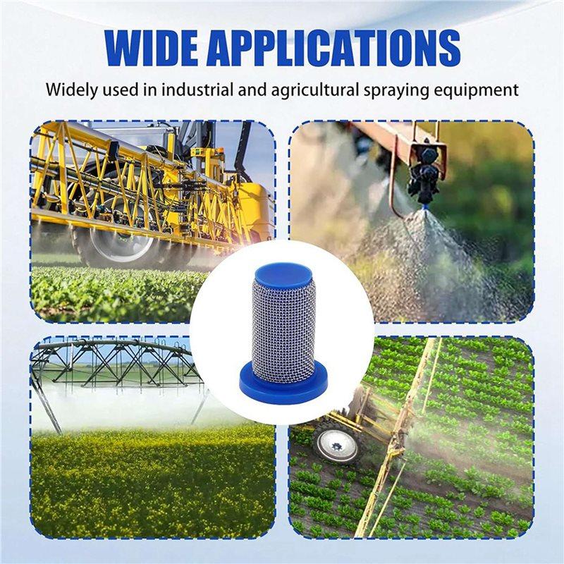 Premium-32Pcs 8079-PP-50 Sprayer Nozzles Strainer For Teejet Sprayer Nozzles,Stainless Steel 50 Mesh Screen
