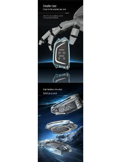 Protective Alloy Key Shell for Cadillac CT4, CT5, Escalade