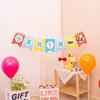 Happy Birthday Banner für die erste Party eines Babys Dekoration