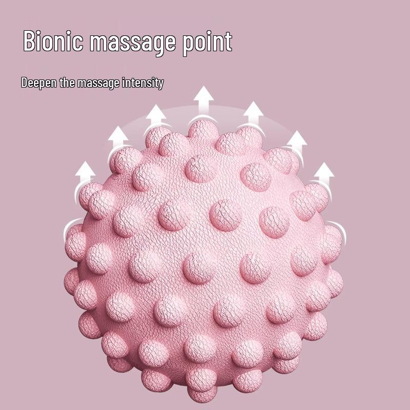 Masážní míček na plantární fascii pro svalovou relaxaci - Ideální pro jógu, fitness, terapii ramen, krku, zad a chodidel