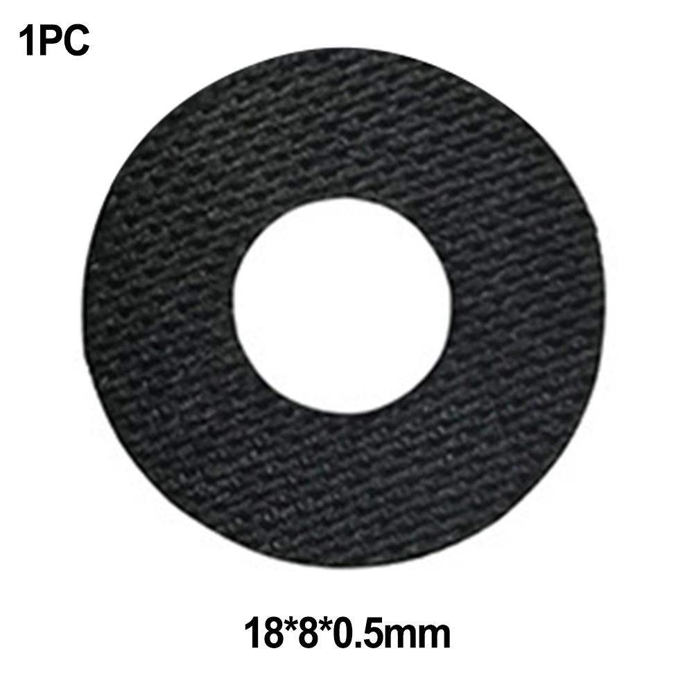 Black Washers Wheels Brakes 18×8×0.5mm 21.1×10.1×0.5mm