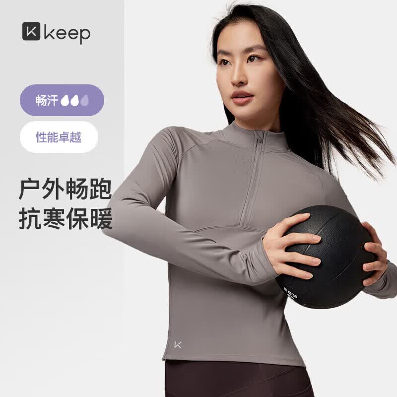 

Keep Women s Slim-Fit Half-Zip Sports Top S