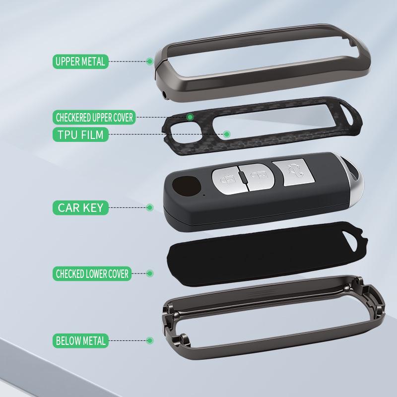 Mazda CX Series Key Case for CX4, CX5, Atenza M6, CX3, Ruiyi, CX8, CX30, Angkesaila