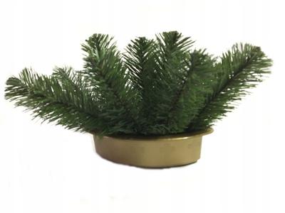 Cemetery Decoration Base Green Boat 25 Cm