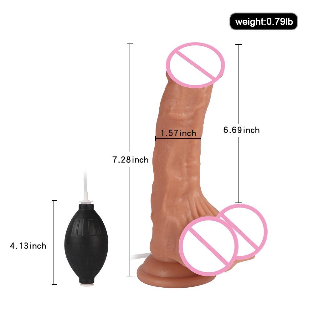 Realistic Spraying Dildo - Lifelike Vibrating Penis for Women, Adult Sex Toy for Pleasure & Foreplay