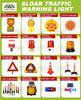 Multi-colors Plastic Emergency Disc Safety Flashing Light Traffic Warning Light Led Road Flare Strobe Warning Lights
