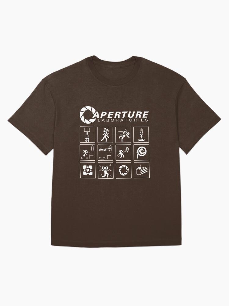 Portal Aperture Science Labs Portal Game Oversized T-Shirt