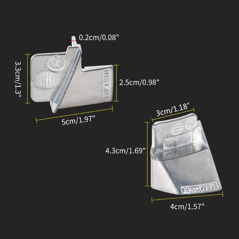 Dezasamblator de curele Automobile Set de instrumente pentru instalarea și îndepărtarea curelei de distribuție Instalați și îndepărtați cu ușurință curele elastice, pachet de 2