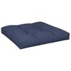 Pallet Cushion Navy Blue 70x70x12 Cm Fabric