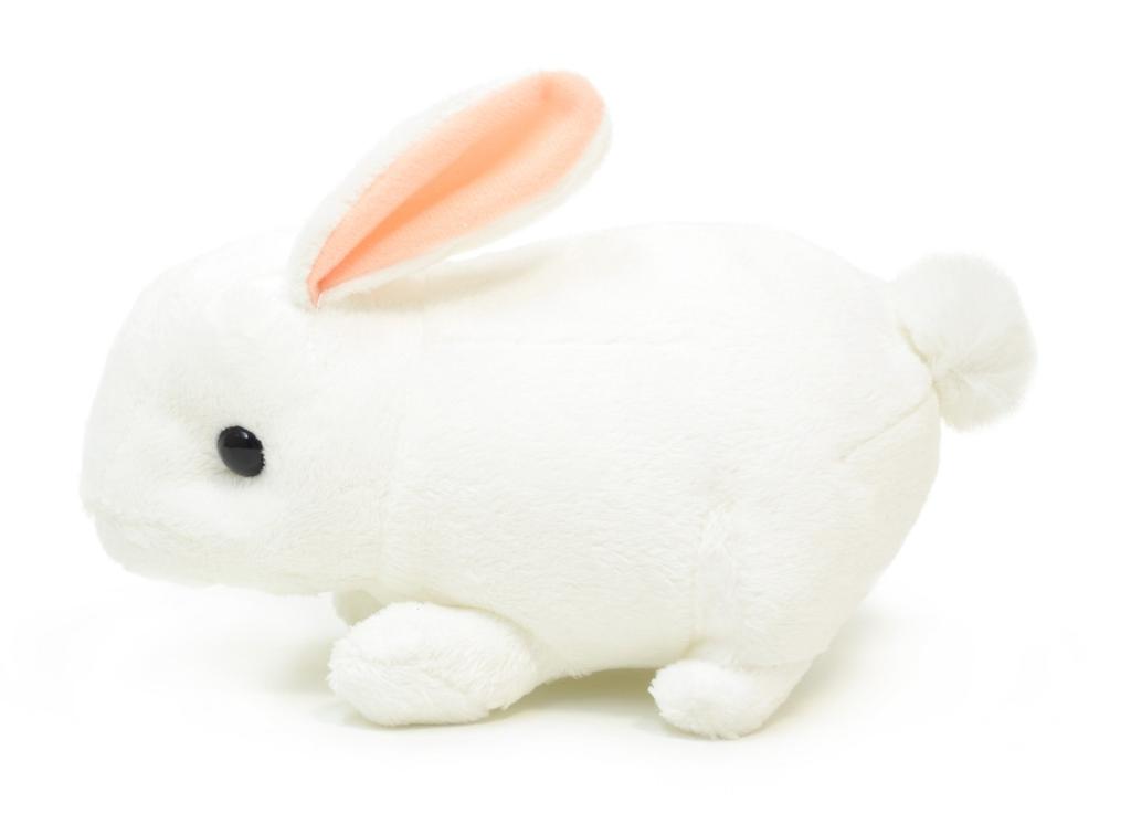 AQUA Plush Toy Farm Mochi Mochi Rabbit White 00080054