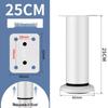 Adjustable Stainless Steel Legs for Sofa, TV Cabinet, Coffee Table, Bathroom Cabinet, and Bed.