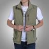 Vest Men's Outdoor Leisure Spring and Autumn Fishing Vest Stand-up Collar Quick-drying Vest Jacket