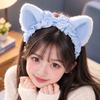 Comfort Plush Cat Ears Hair Decor Soft Plush Fabric Kawaii Headband  Party Dress Up