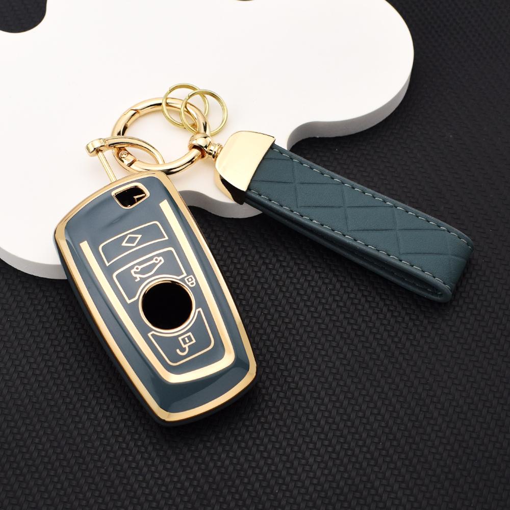 Soft Tpu Key Fob Case For Bmw 1/3/5/7 Series X1 X3 X4 X5 M3 M4 - Fits F10 F15 F20 F30 F18 F25 E34 Protective Case Accessory