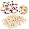 Round Bds Wooden Log Color Craft Bds for Jewelry Children Toys Making