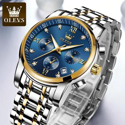 OLEVS 2858 With Gift Box Multifunctional Quartz Watch Business Waterproof Men'S Watch Men'S Watch