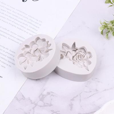 Moule en silicone en forme de fleur, pour gâteau, savon, fondant, gardenia, plumeria, rubra