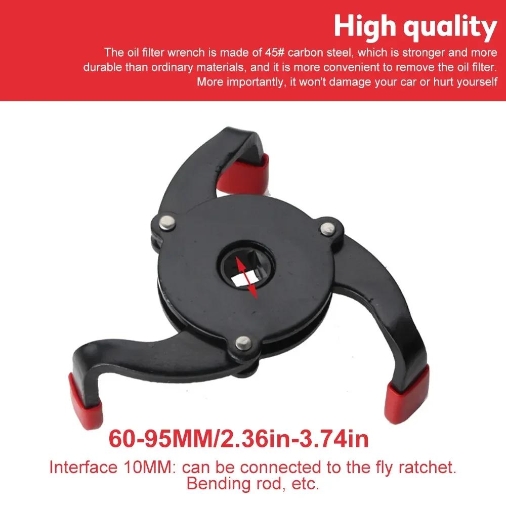 

Автомобильный масляный фильтр ключ 3-х кулачковый ключ съемник ремонтные инструменты замена масла аксессуары для грузовика прицепа внедорожный 4x4 мотоцикл универсальный