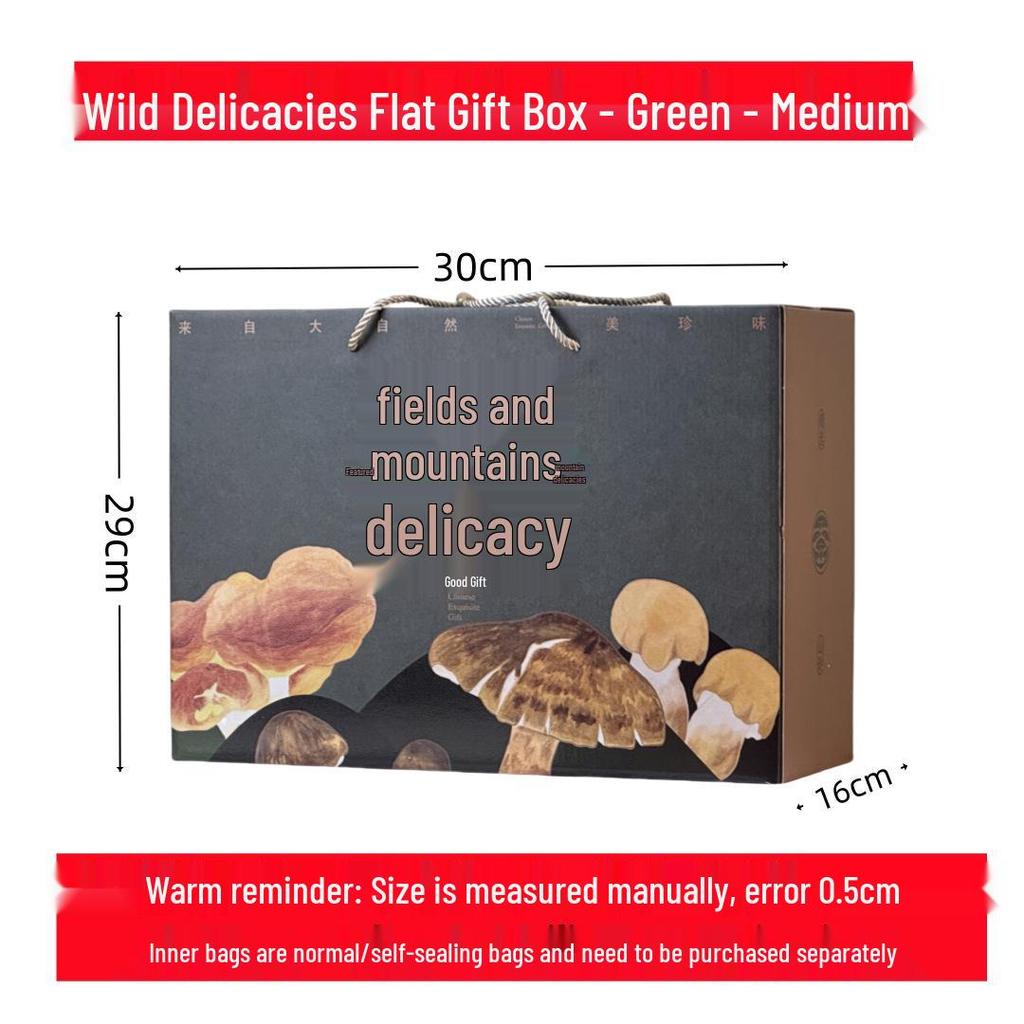 Mountain Delicacies Gift Box: Yunnan Shiitake, Morel, Northeastern Wood Ear Mushrooms