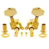 Musiclily Basic Guitar Tuners for Gold with Big Buttons L3+R3 LP/SG Electric/Acoustic Guitars,