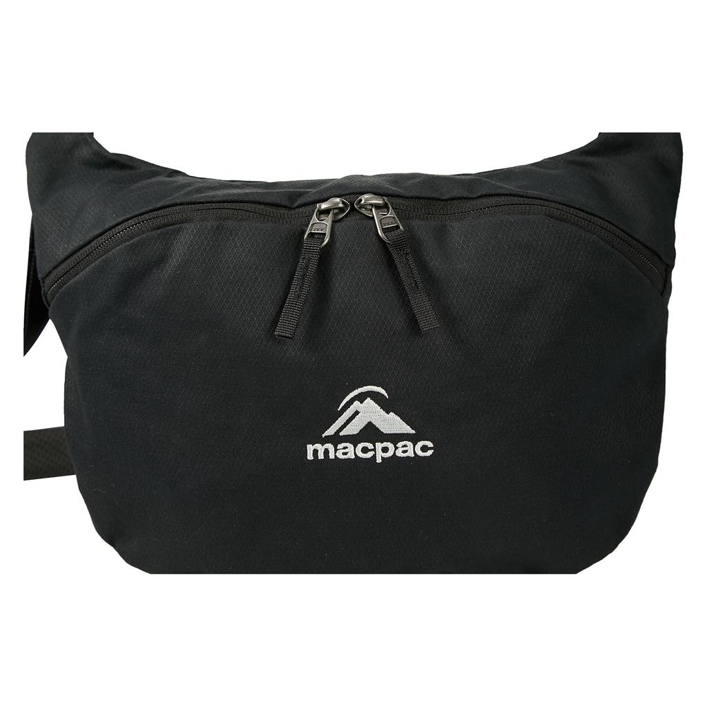 Macpac Trek Schulter S Sacoche Schulter Crossbody für und Wanderrucksack, Tasche, MM82401, Schwarz, Bergsteigen, Trekking, Camping,