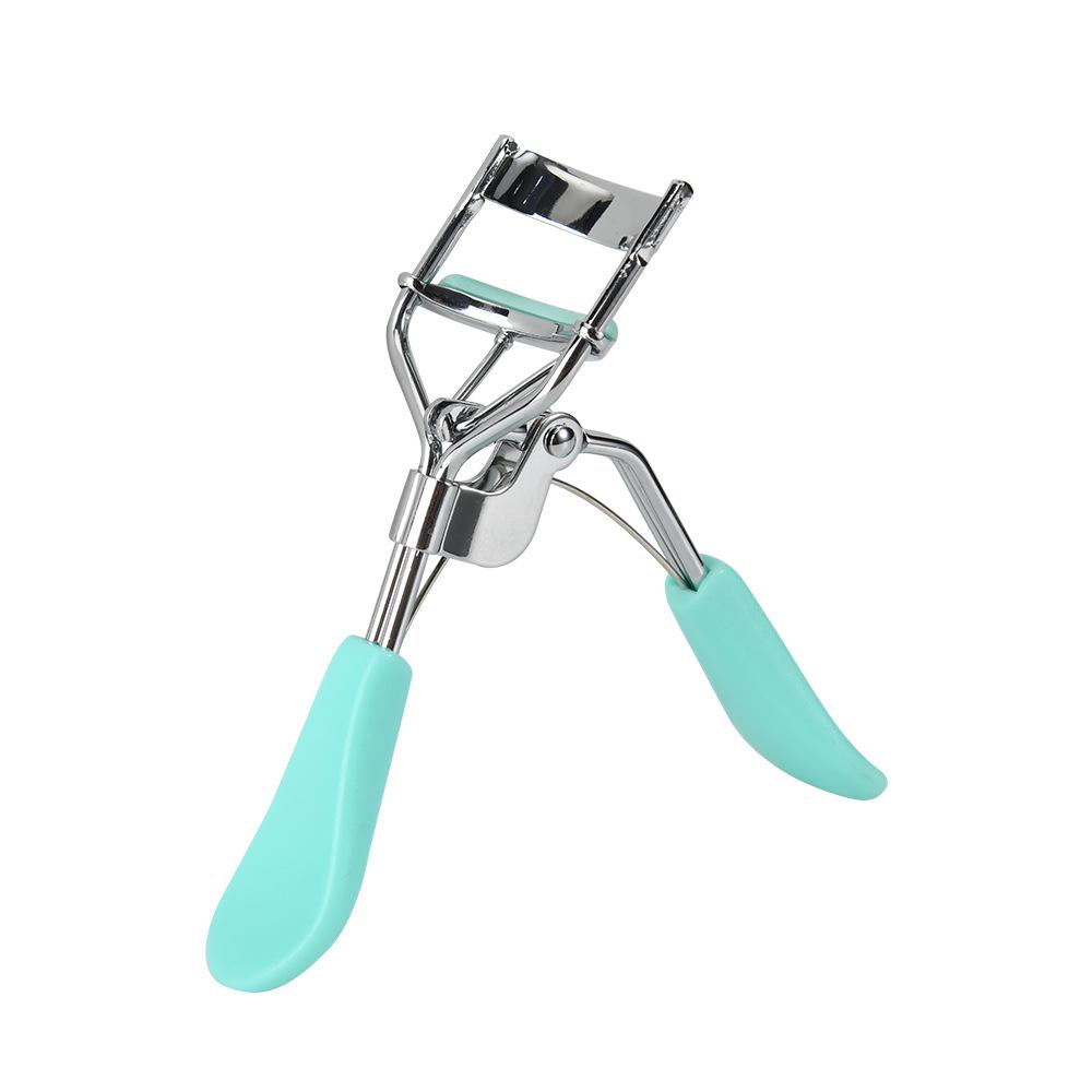 Max&Meet A4 Chrome-Plated Eyelash Curler with Plastic Handle - Korean Beauty Tool for Perfect Lash Shaping