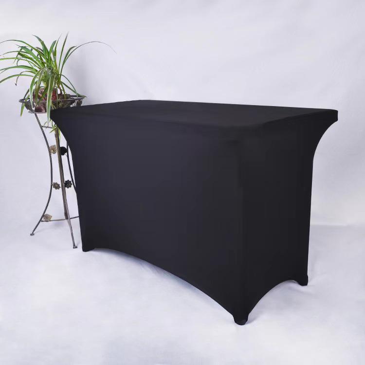 Premium Dustproof Stretch Tablecloth for Events: Thick, High-End Rectangular Cover for Restaurants, Hotels, Weddings, and Banquets