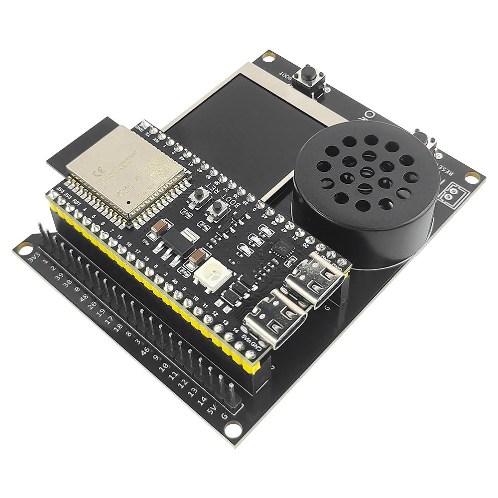ESP11-S1 N16R8 Development Board with 1.11 Inch TFT Display Speaker Expansion Adapter Kit for DIY AI Type-C Wifi Module ESP11S1