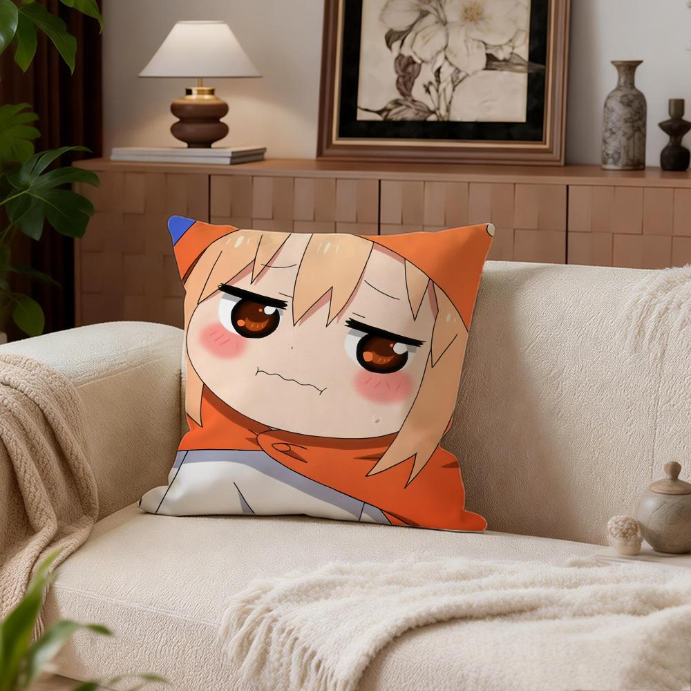 Comedy Himouto Umaruchan Cushion Cover Cushion Cover Set 4Pcs 50x50 45x45 40x40 Pillowcase Decorative Sofa Home Decor