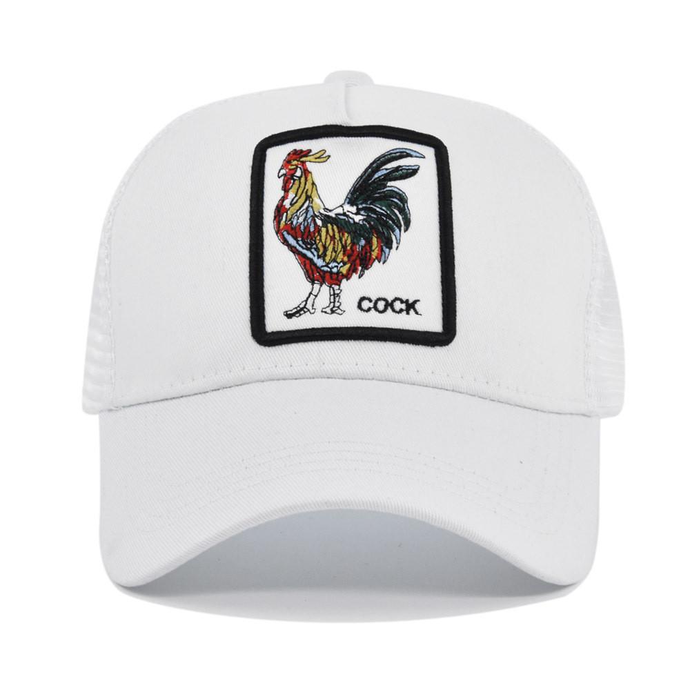 Duck Tongue Cap Cartoon Animal Rooster Cotton Embroidered Net Cap Baseball Cap