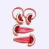 Kids Watermelon Sequined Hairpin for Halloween Birthday Photo Props Fun Headwear Cosplay Hair Accessories