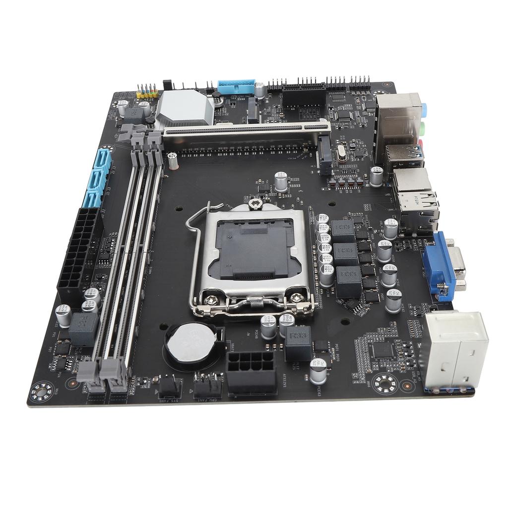 LGA 1151 Motherboard M ATX Dual Channel DDR4 SATA 3.0 Gigabit Network HD VGA Output Desktop Motherboard for Computer