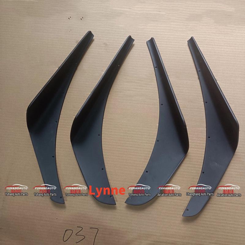 

Mitsubishi EVO7-9 VOLTEX Fiberglass Front Bumper Kit: 4PCS Wind Deflectors & Small Spoilers, 36mm Thick. Yes чорний