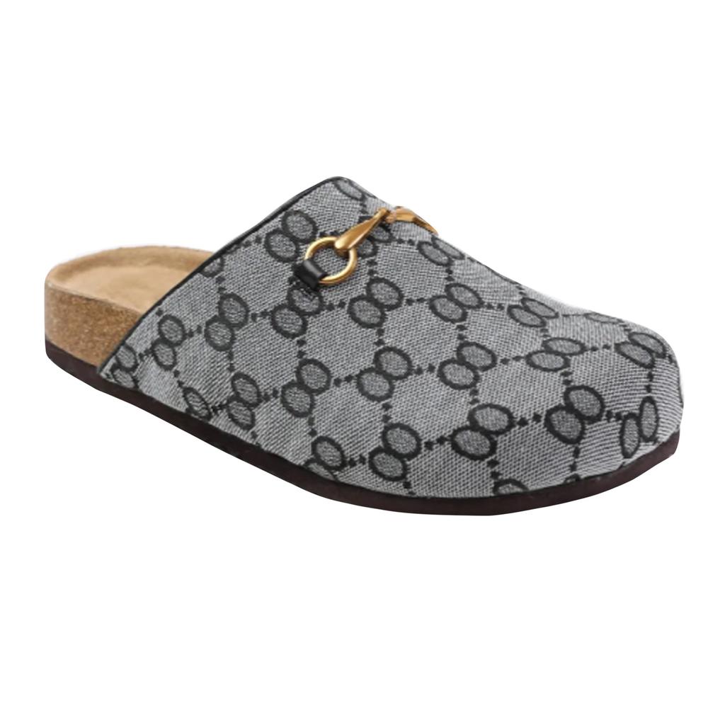 Where's That From Womens/Ladies Dublin Faux Leather Open Back Loafers