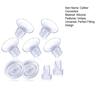 9Pcs/Set Breast Pump Caliber Converters Universal Perfect Fitting Caliber Converters for Easy And Safe Breastfeeding