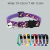 1pc Star Moon Cat & Dog Collar With Reflective Buckle