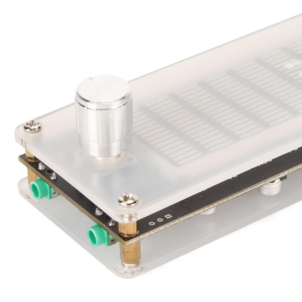 RGB LED Pickup Rhythm Professional Acrylic Shell DSP Digital Equalizer Sound Control Ambient Voice-Activated Light, Dual-Channel 15-Band