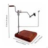 Morsa per mosche base stabile ganascia regolabile attrezzatura da pesca per hobbisti, officina,