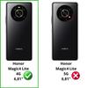 Coque et tour de cou pour Honor MAGIC 4 LITE 4G - TPU Souple Transparent Cordon Noir réglable Phonillico®