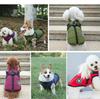 Winterwarme Haustier-Hundejacke mit Geschirr Wasserdichte Hundemantelweste für kleine mittelgroße Chihuahua Französische Bulldogge Outdoor-Hundekleidung
