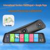 12" Android 8.1 Rearview Mirror Dash Cam with Dual Lens & 4G RAM AR Navigation.