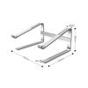 Meitelong Aluminum Laptop Stand for Apple & Huawei