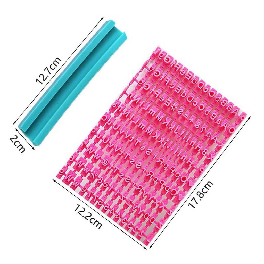 1 Set Ceramic Art Alphanumeric Letters Polymer Clay Stamping Stamps Embossing Die Seals DIY Embossing Clay Tools