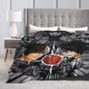 Death Note Blanket Anime Apple Horror Travel Office Flannel Throw Blanket Soft Warm Bedroom Design Bedspread Gift